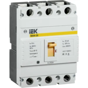 IEK Выключатель автоматический ВА44-35 3Р 250А 25кА - SVA4410-3-0250 IEK Выключатель автоматический ВА44-35 3Р 250А 25кА - SVA4410-3-0250