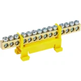 IEK Шина PE "земля" на DIN-изолятореяторе типа "Стойка" ШНИ-6х9-14-С-Ж